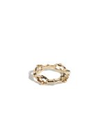 Micro Lock Down Gold Ring bold design exclusive jewelry