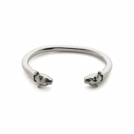 TGF Silver Wildcat Bangle